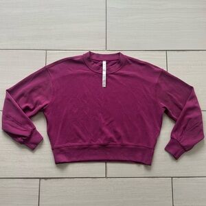Lululemon Ribbed Purple Pull Over